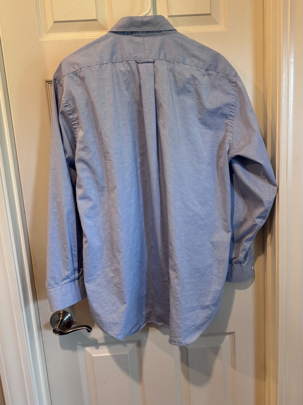 Stafford Light Blue Button-Down Oxford Shirt - Picture 2 of 4